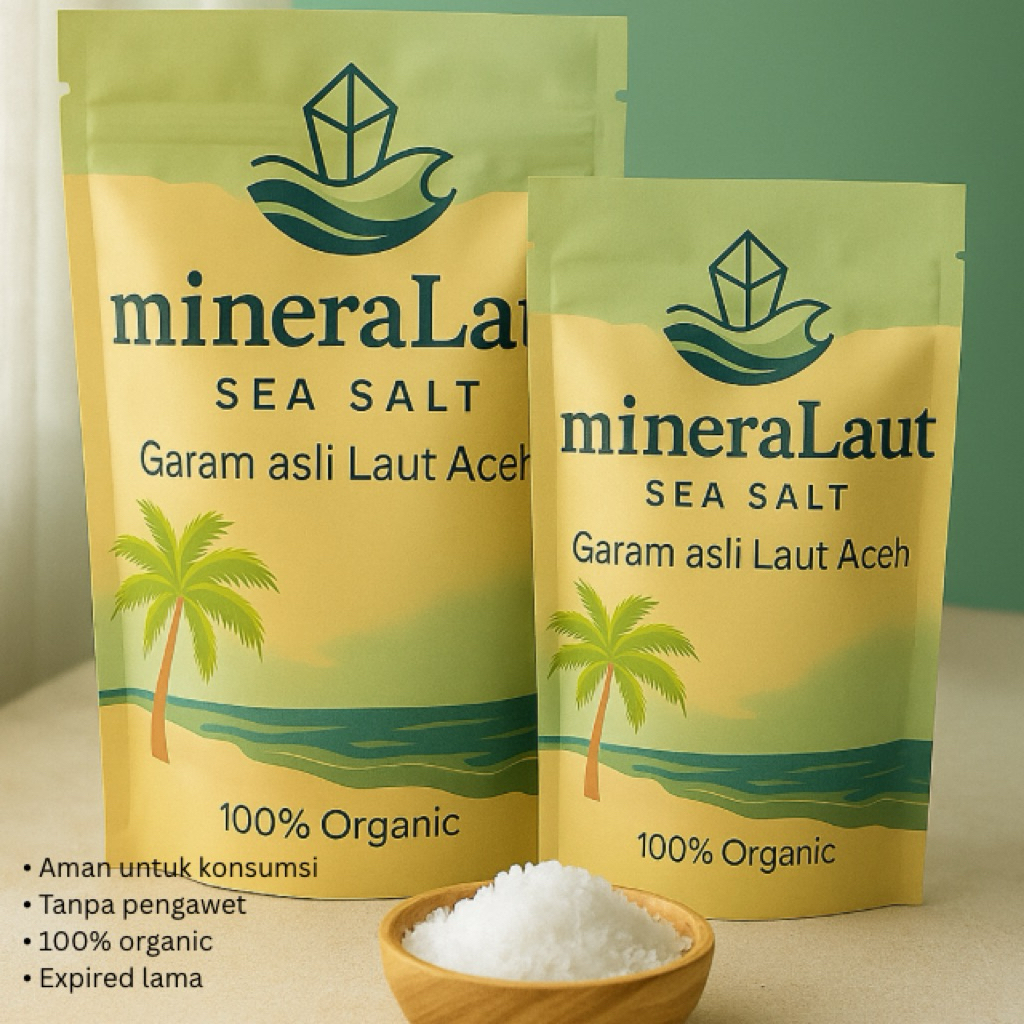 

Organic Sea Salt Fine - Garam Laut halus - Garam Organik - Garam Natural - Garam Laut Alami - Garam Sehat - Garam Rendah Natrium - Garam Laut Murni