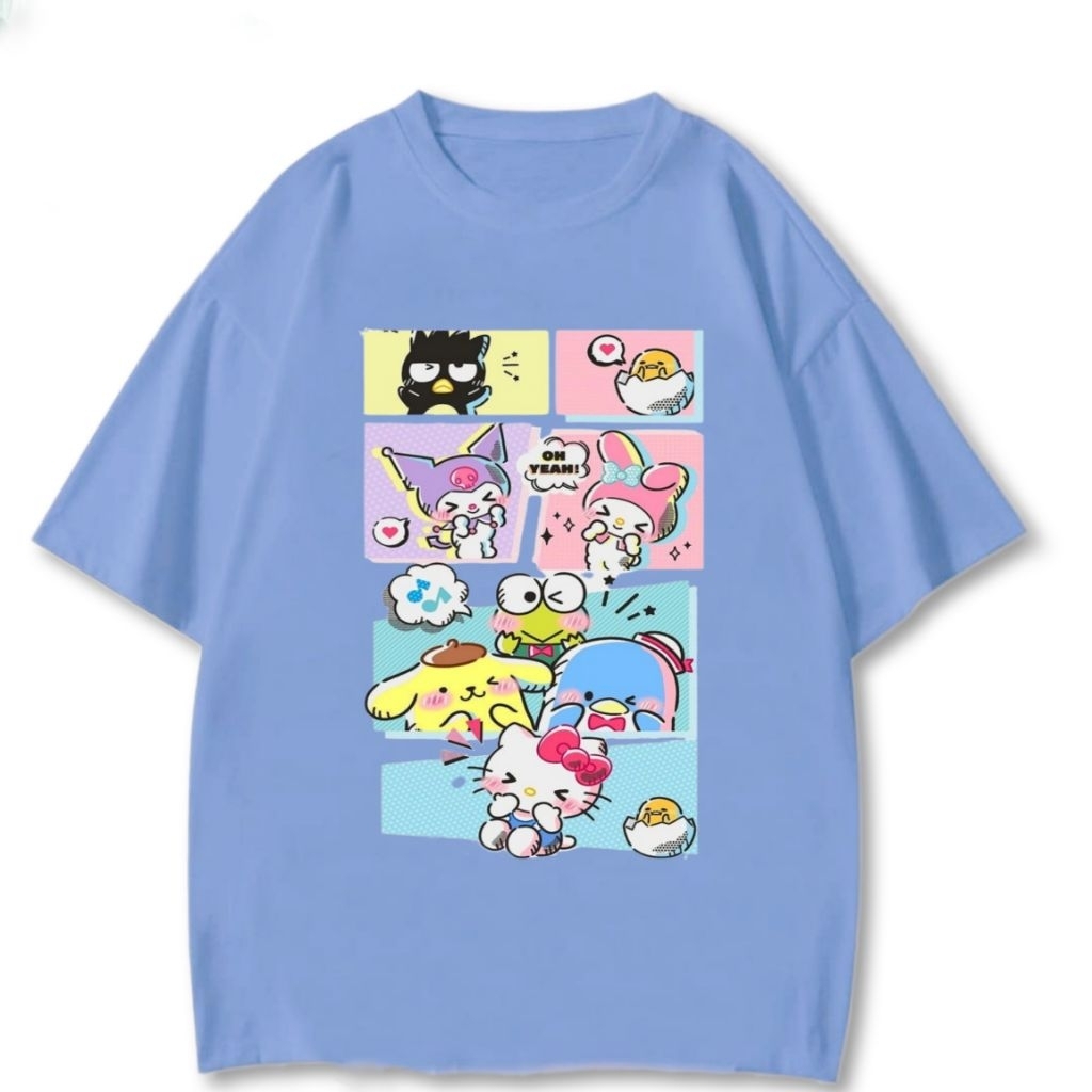 Kaos Wanita CINNAMOROLL Atasan Baju Kaos Oversize Wanita Cewek Perempuan Remaja  Dewasa Jumbo Xl Xxx