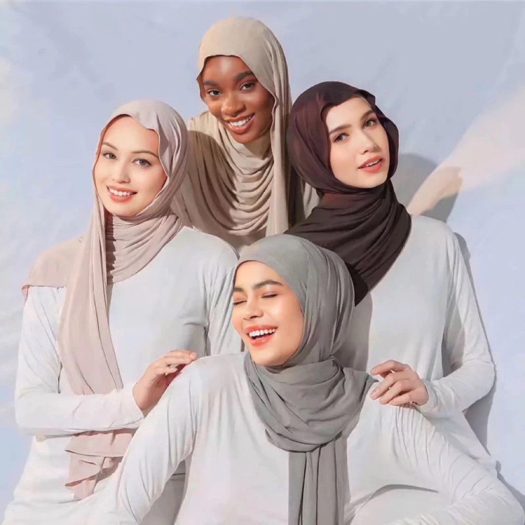 PASHMINA KAOS RAYON PREMIUM | PASHMINA HIJAB | PASHMINA INSTAN | HIJAB INSTAN KEKINIAN