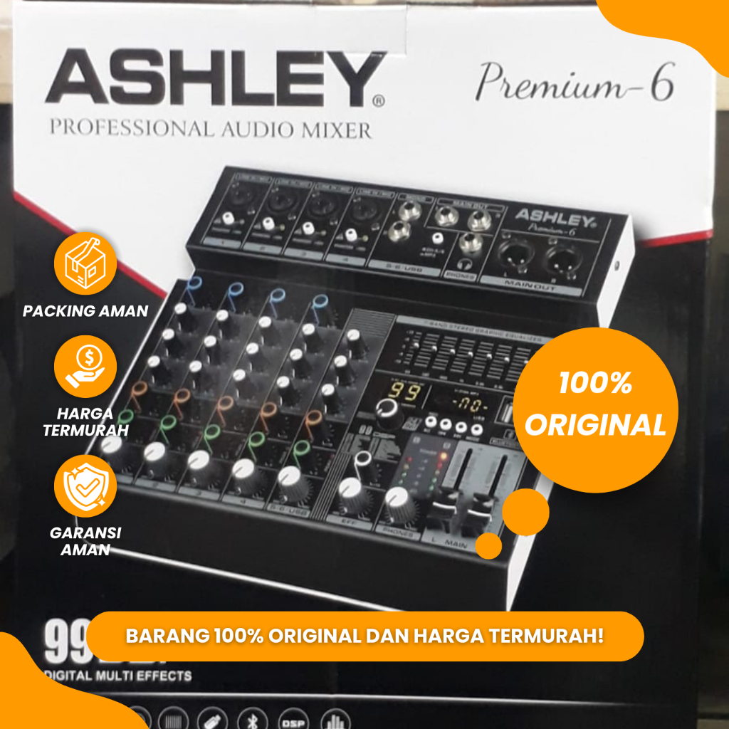 Mixer Ashley Premium 6 Mixer 6 Channel Ashley Premium 6 Original