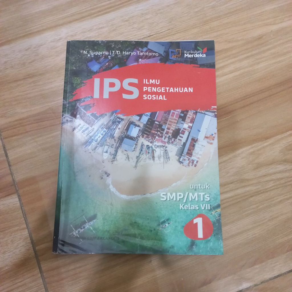 Buku Ilmu Pengetahuan Sosial IPS SMP 1 kls 7 Erlangga