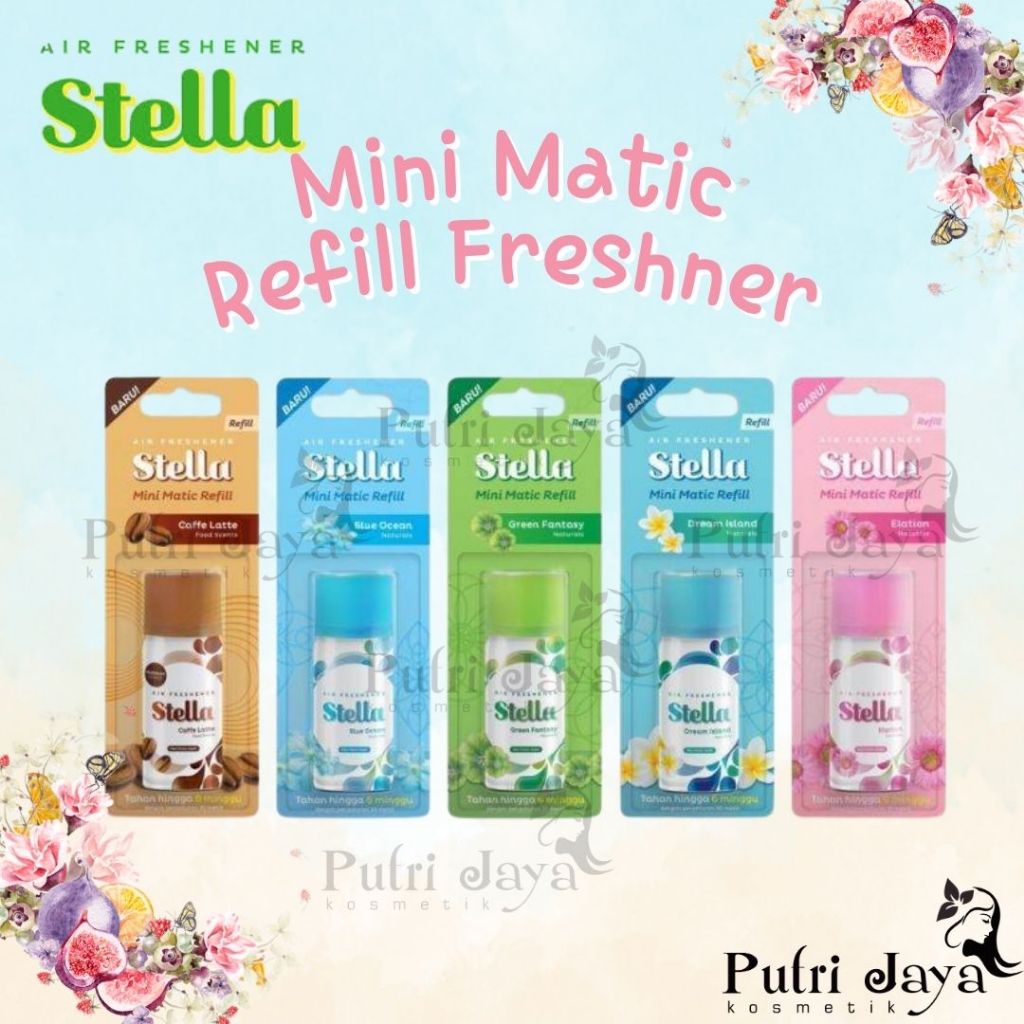 STELLA Mini Matic Refill 40 ml | Pengharum Ruangan GODREJ