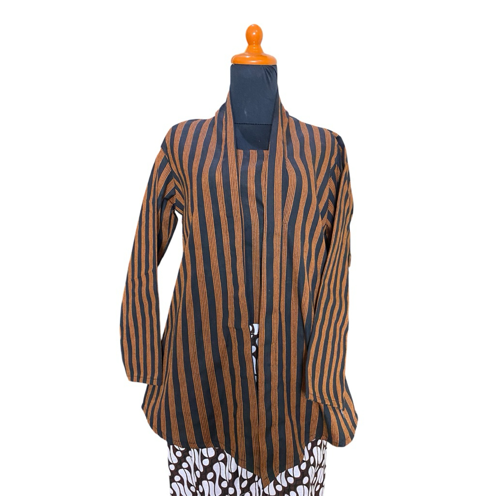(KHUSUS GROSIR) Kebaya Lurik Kutubaru Wanita| Baju Adat Jawa Wanita