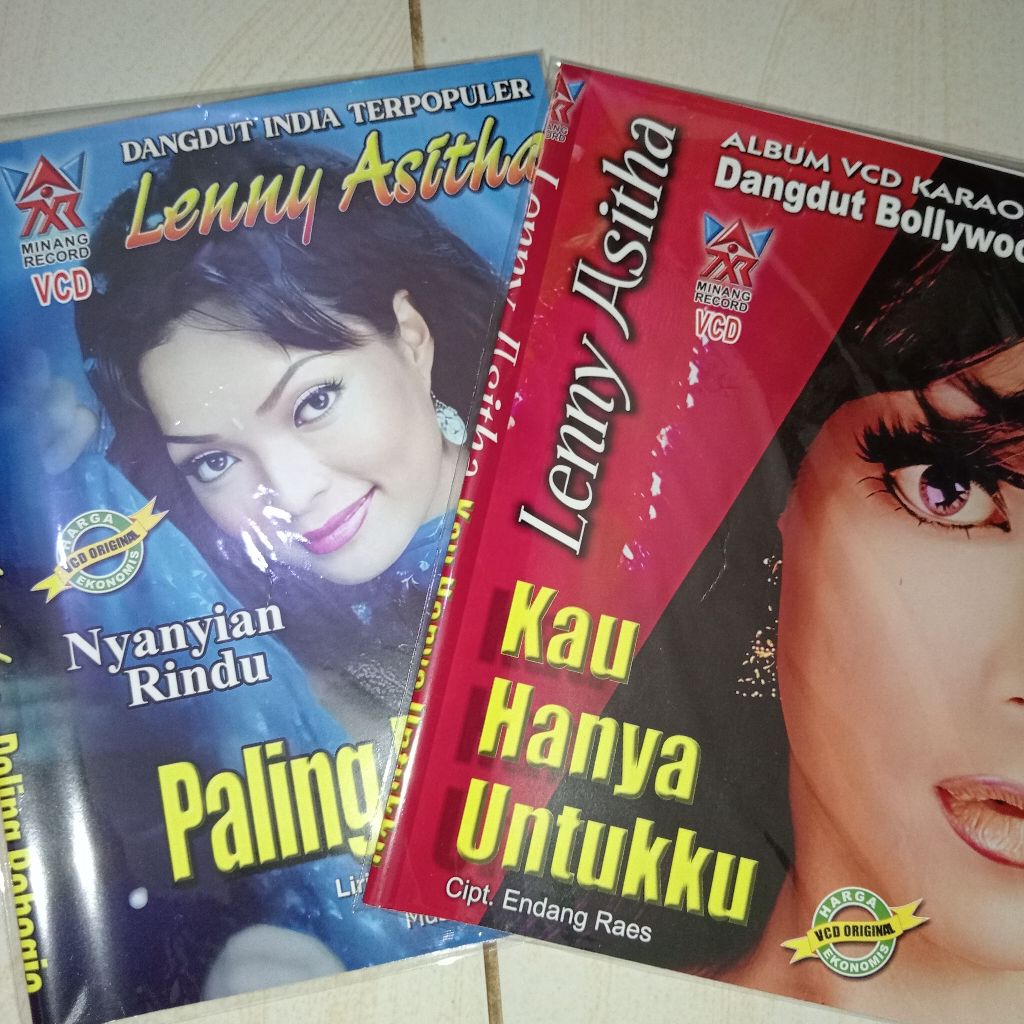 [SEPAKET] 2 ALBUM LENNY ASITHA PALING BAHAGIA & KAU HANYA UNTUKKU (VCD KARAOKE) - STOK TERBATAS KHUS