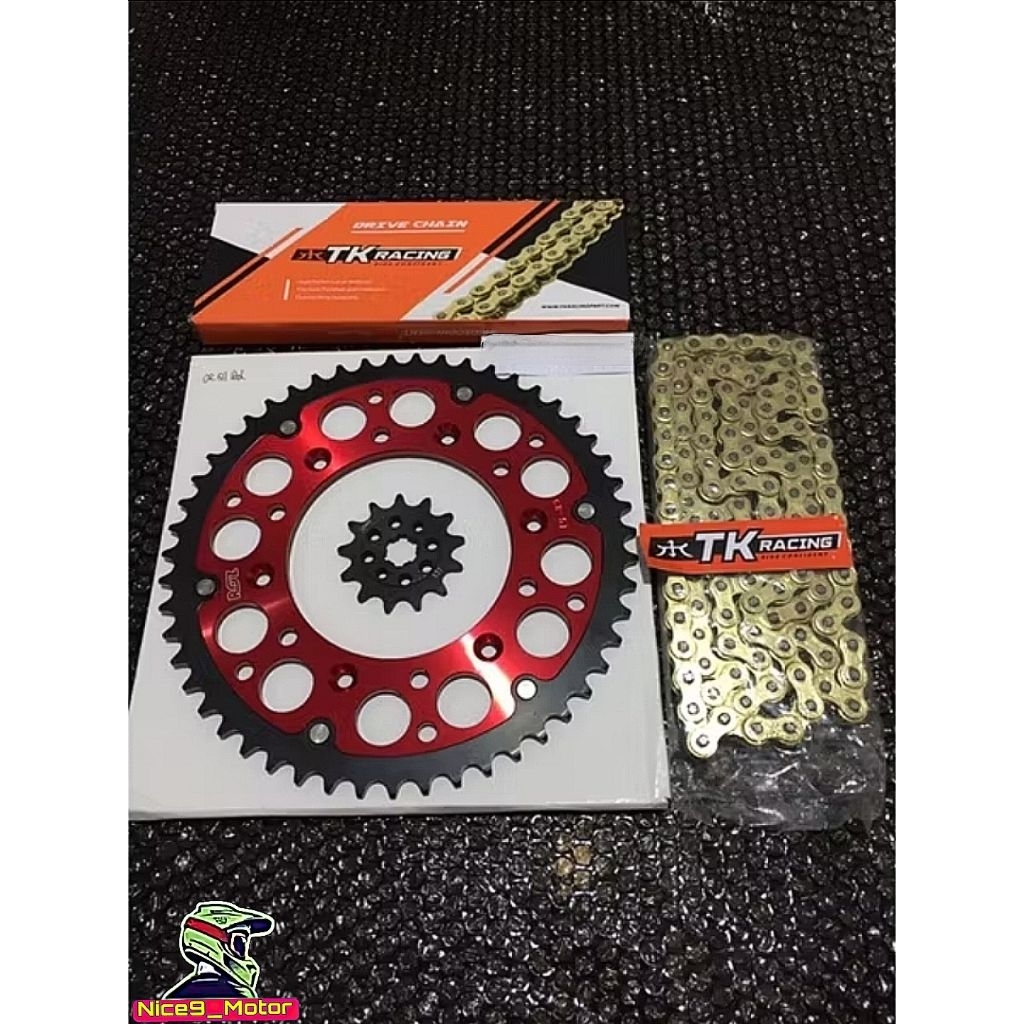 Gear Set 520 CRF 150L CRF 230 CRF 250 ROZ Set Rantai TK Racing Original