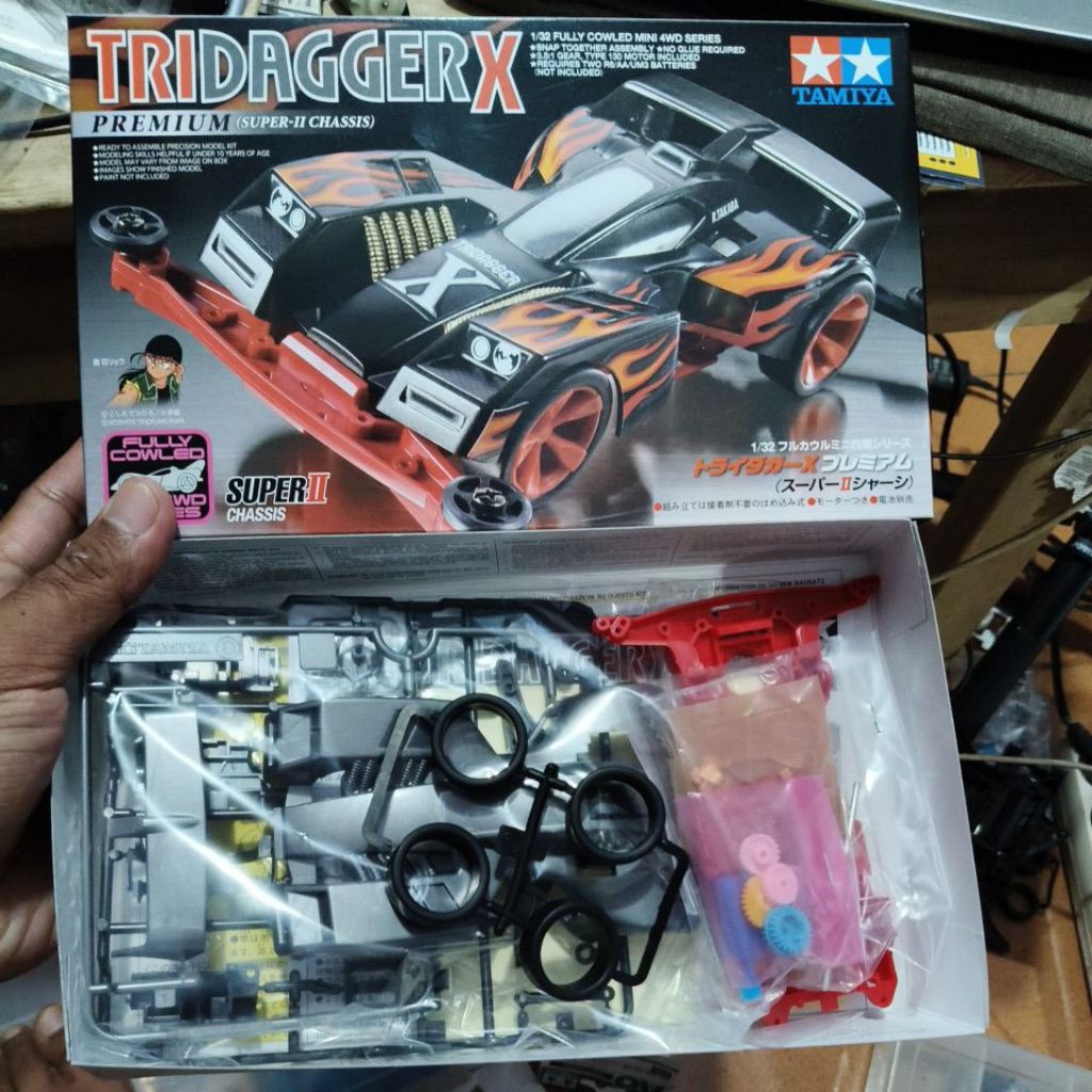 Tamiya 19433 Tridager Tridagger X Premium ( Tanpa Velg & Dinamo )