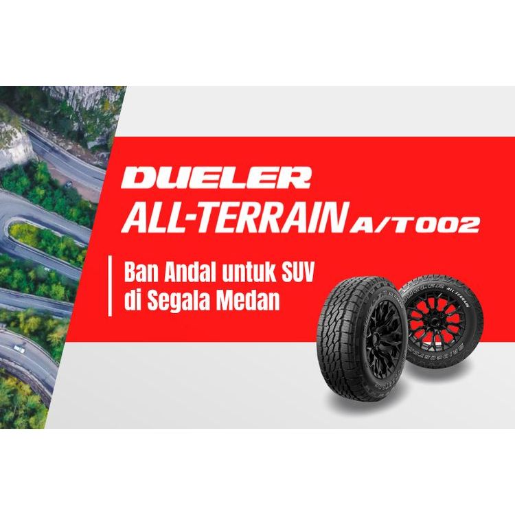 BAN MOBIL OFFROAD TUBELES MERK BRIDGESTONE UKURAN 15 215/70R15 98S DUELER A/T 002