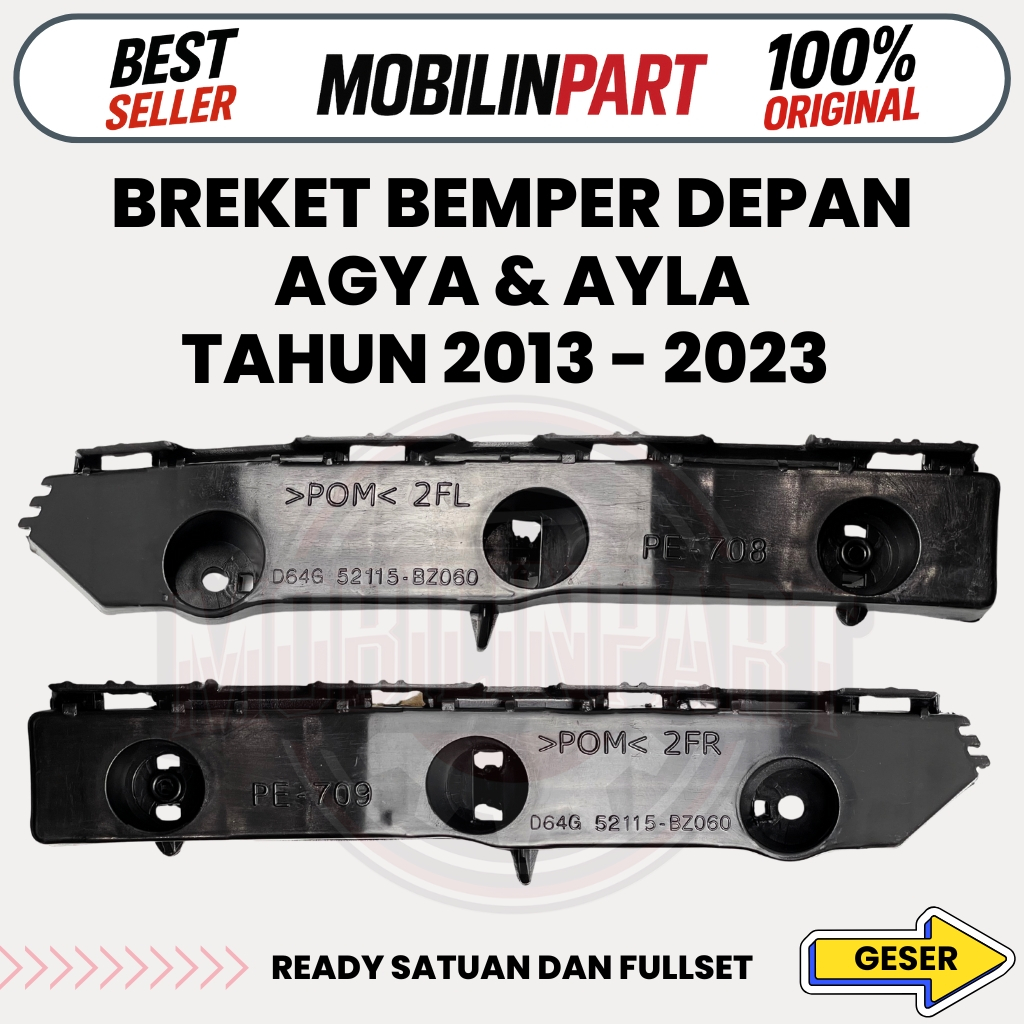 Breket Bemper Depan Agya Ayla 2013-2023 Original Termurah
