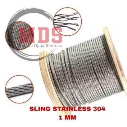 sling stainless 1mm / seling stainless 1mm / kawat sling stainless Steel 1mm / kawat seling stainles