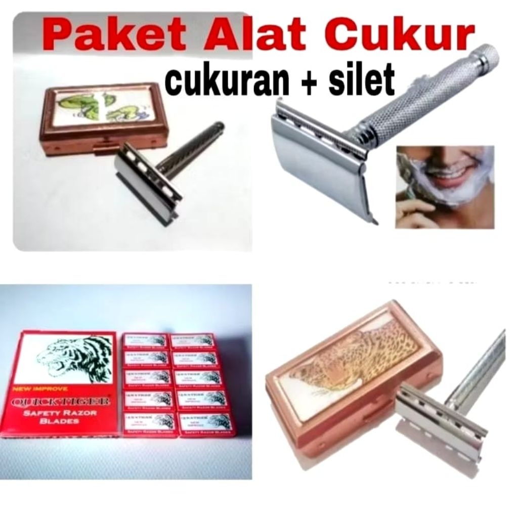 ALAT CUKUR JENGGOT BESI STAINLESS+ SILET