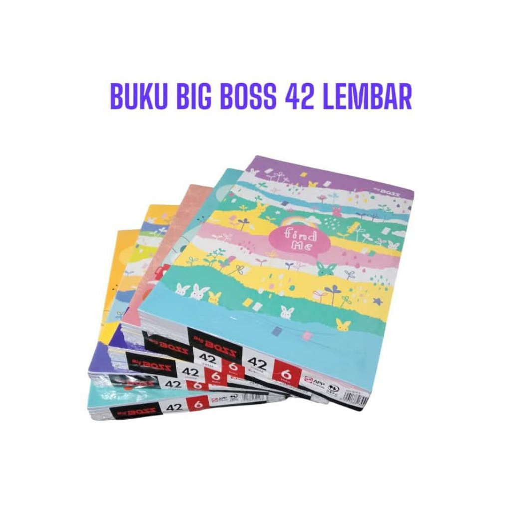 

Buku Big Boss 42 Lembar 1pack isi 6 buku
