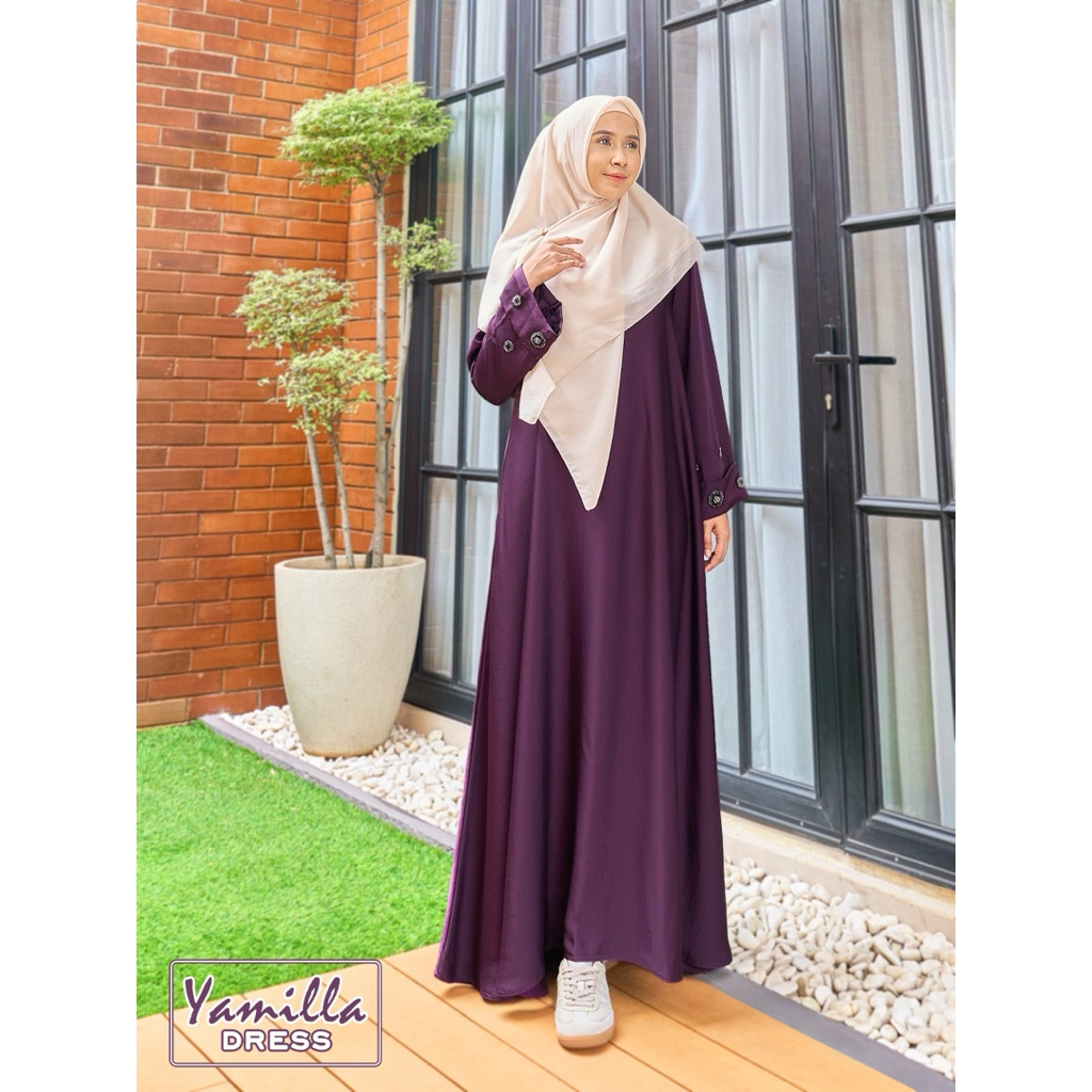 YAMILLA DRESS GAMIS PREMIUM BY MAREVI ORIGINAL