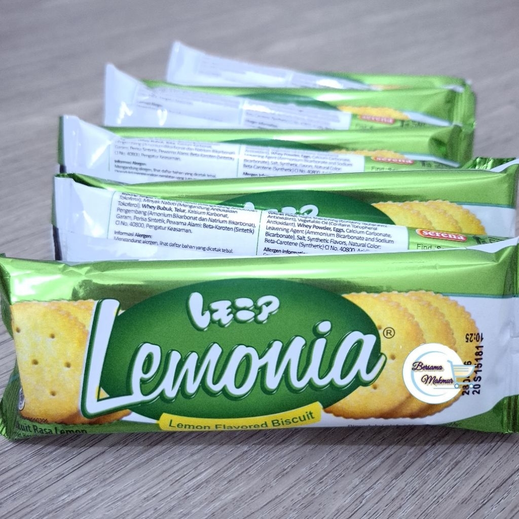 

Lemonia biskuit lemon flavored biscuit 1 renceng