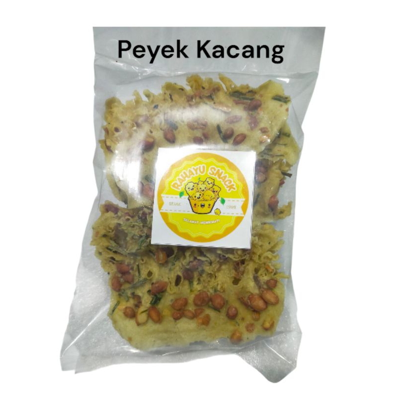 

Peyek Kacang 150g Rahayu Snacks Gurih