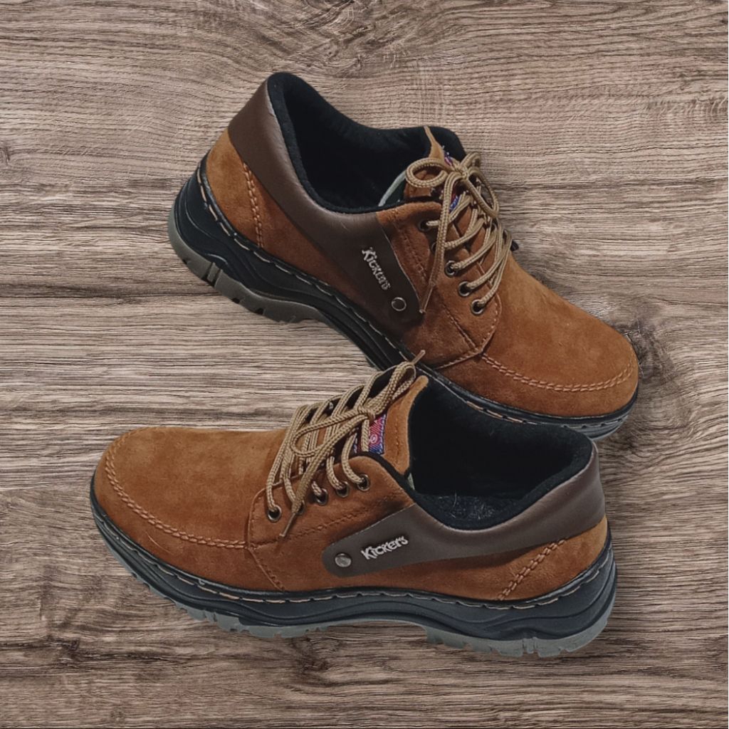 sepatu boots pria sepatu kerja pria sepatu boots bahan suede