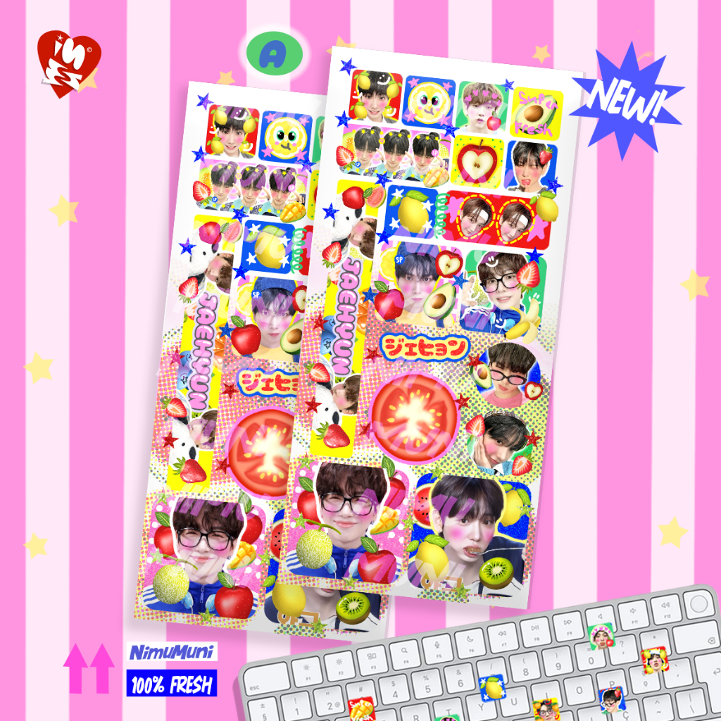 

BONEDO ZB1 KEYBOARD STICKER | FRUTTYTUU STICKER BONEDO| STICKER KEYBOARD ZB1