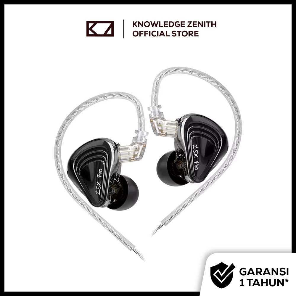 KZ ZSX Pro with Mic 1DD 5 BA In Ear Monitor Metal Earphone