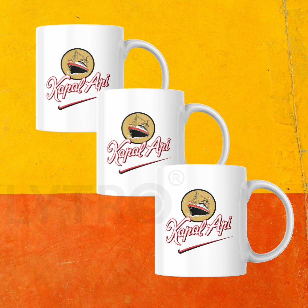 Mug Kopi kapal Api Special Tahan Panas - Mug Kopi Bahan Keramik Motif Kopi Kapal Api