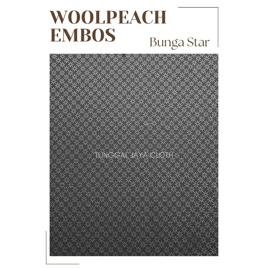 kain wolfis embos motif bunga star || wolfis embos || kain embos || embos