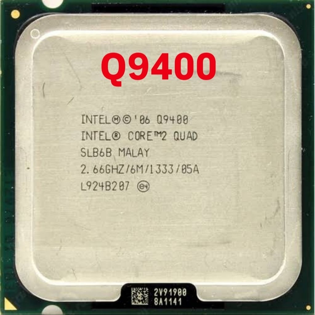Prosesor Core 2 Quad Q9400 2.66GHZ 6M Lga775