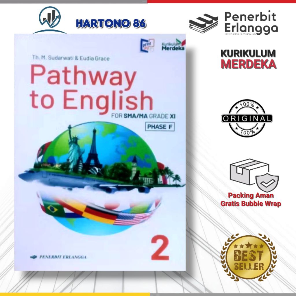 Buku BAHASA INGGRIS Revisi erlangga SMA/MA kelas 11 kurikulum merdeka