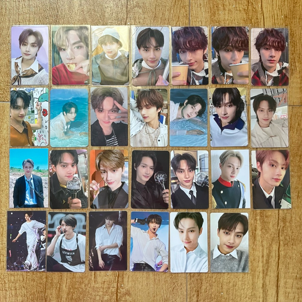 PC Photocard Jun SEVENTEEN album pob benefit lucky draw ld trading card tc