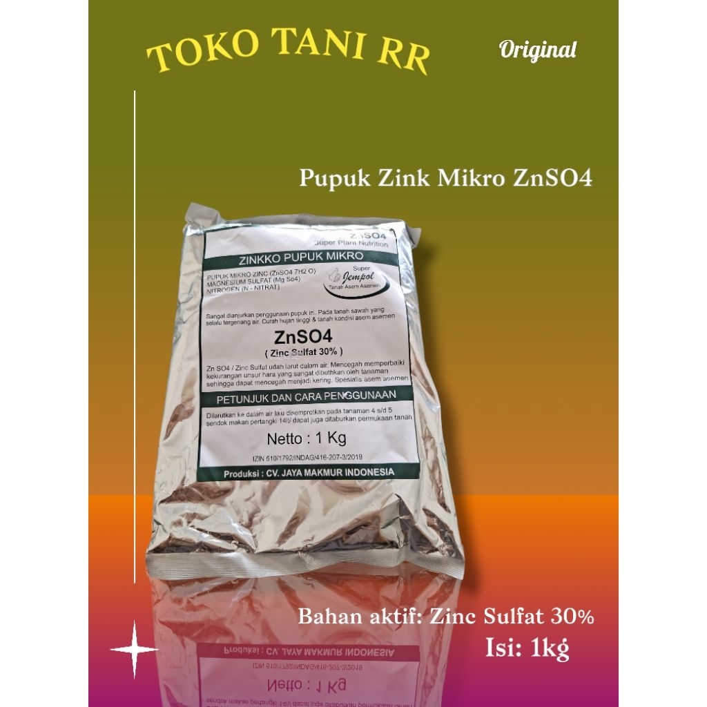 Pupuk Zink Micro ZnSO4 1kg