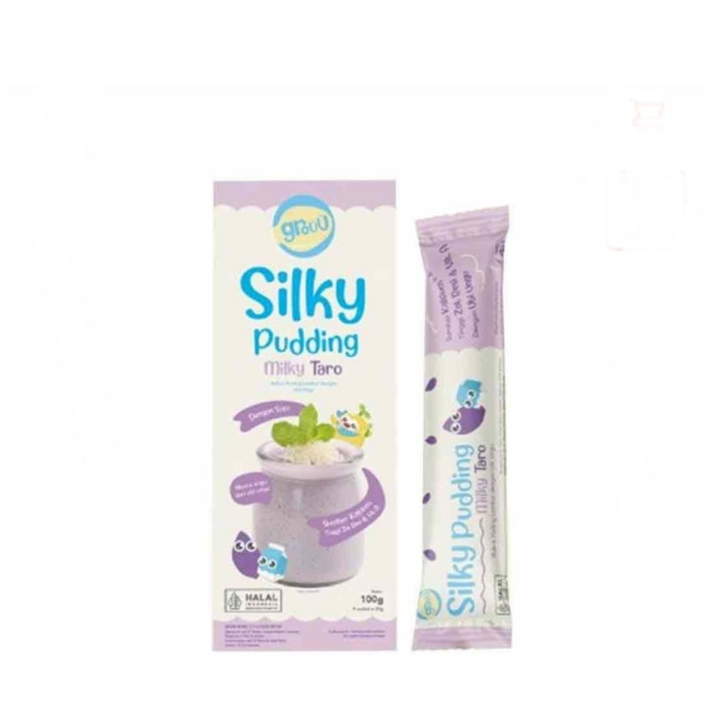 

grouu silky pudding milk taro box 100 gr