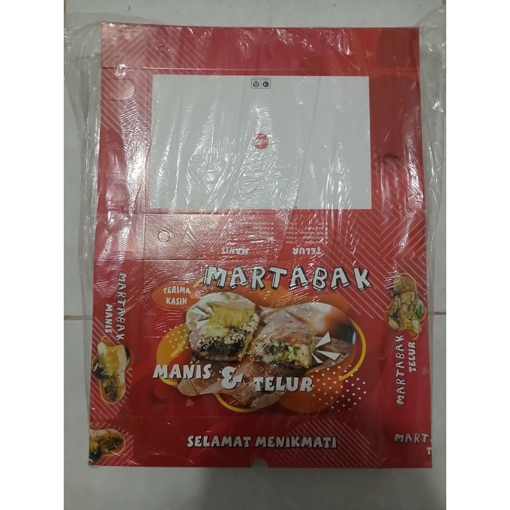 

Dus Kotak Martabak Telur Martabak Manis uk 21 x 13