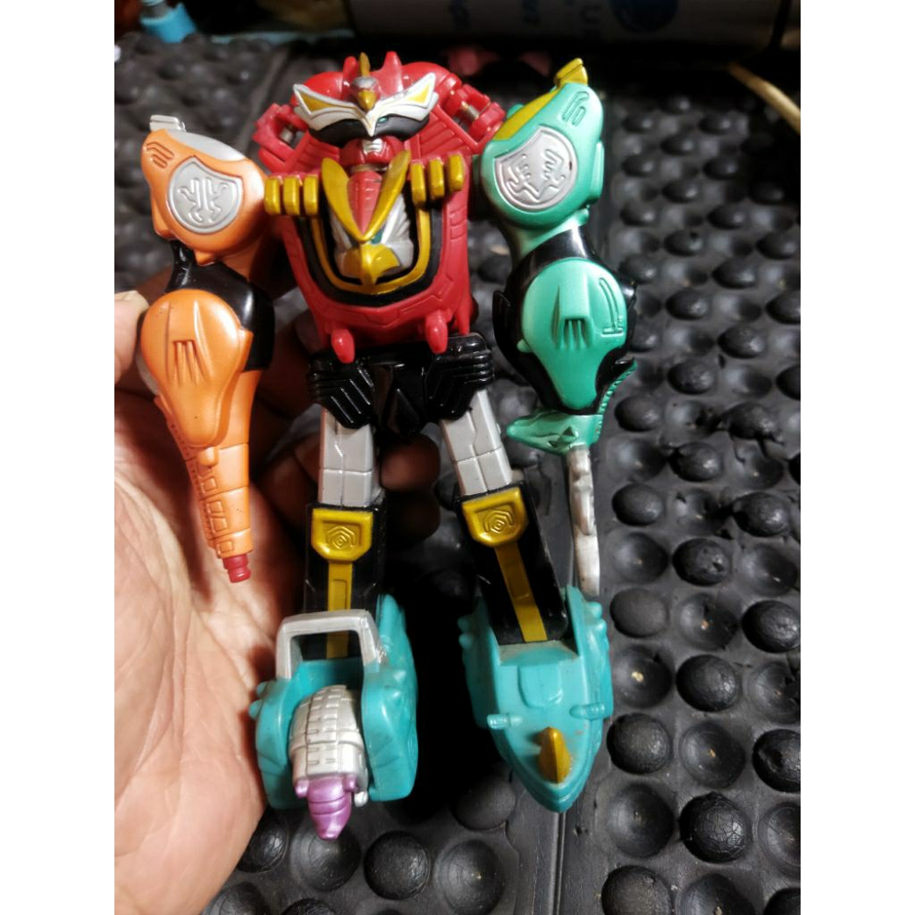 mainan jadul 2001 Bandai imegazord power rangers wild force