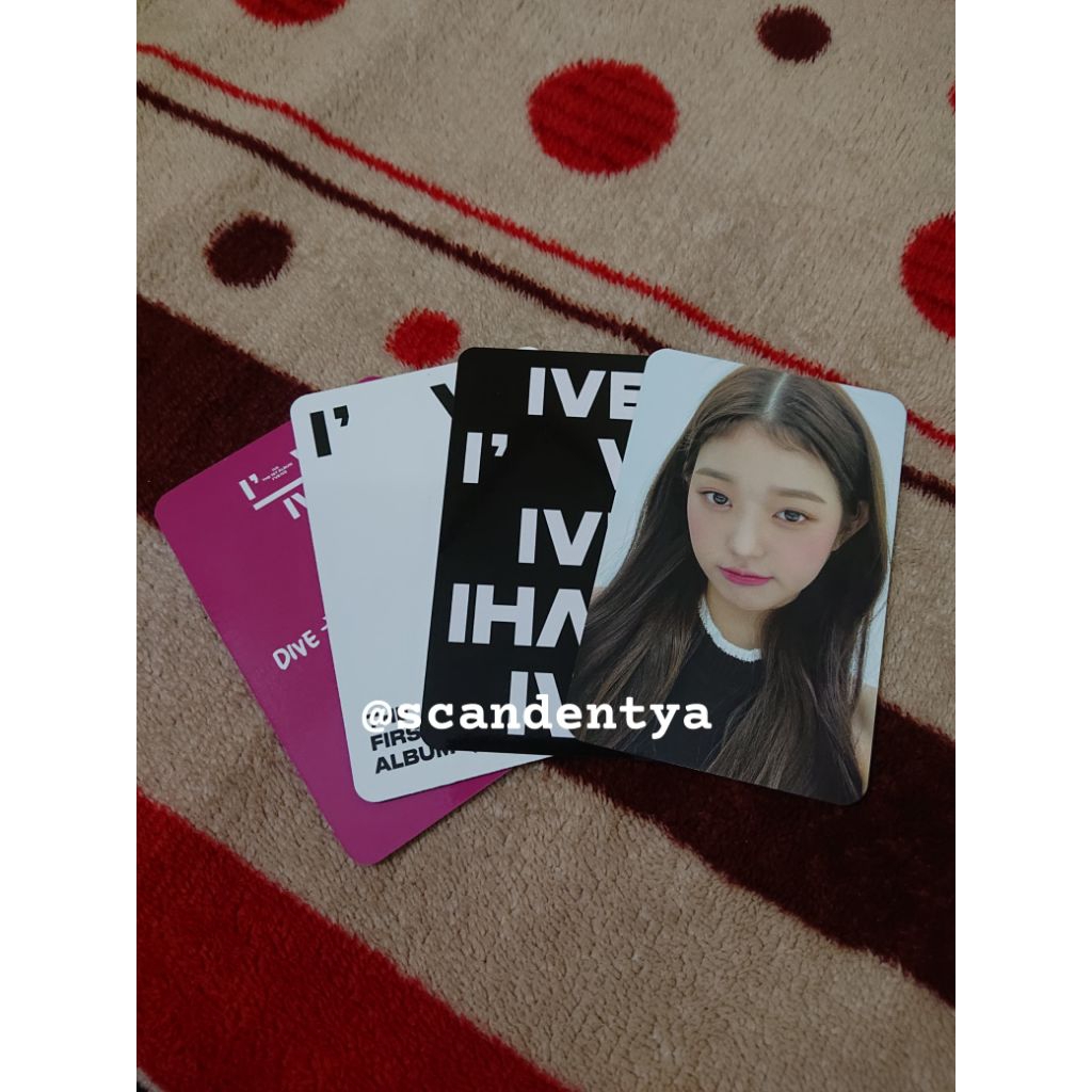 [READ DESCRIPTION] photocard Jang Wony Wonyoung IVE Benefit Mukor Music Korea Afli After Like