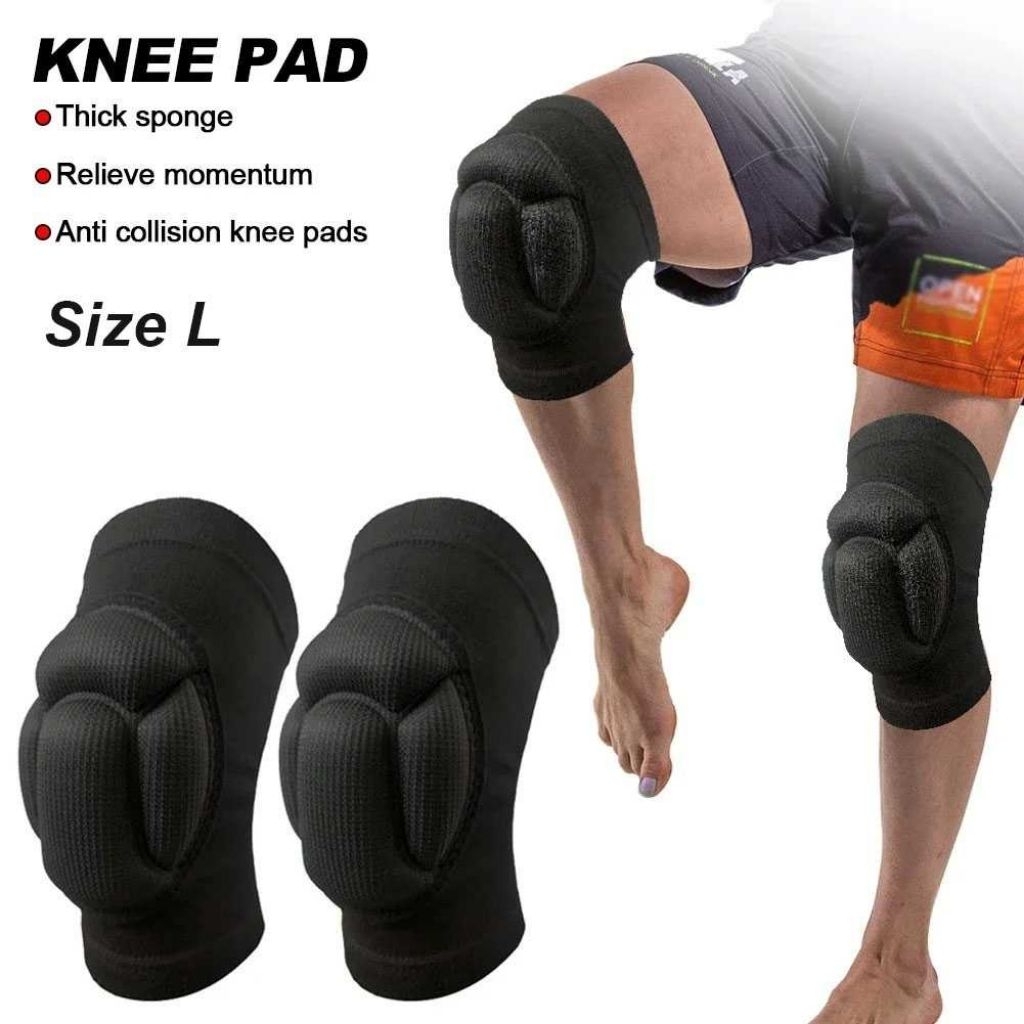 Pelindung Lutut Olahraga Dewasa – Knee Pad Tebal Anti Sakit Gym Running