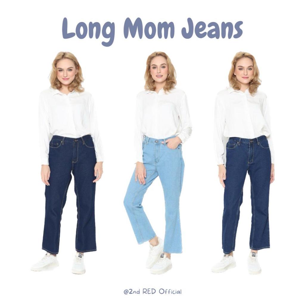 2nd RED Koleksi Long Mom Jeans