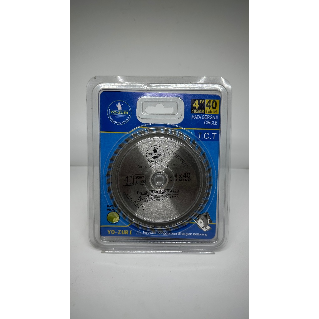 Mata Gergaji Kayu Yozuri 4" 40 Teeth