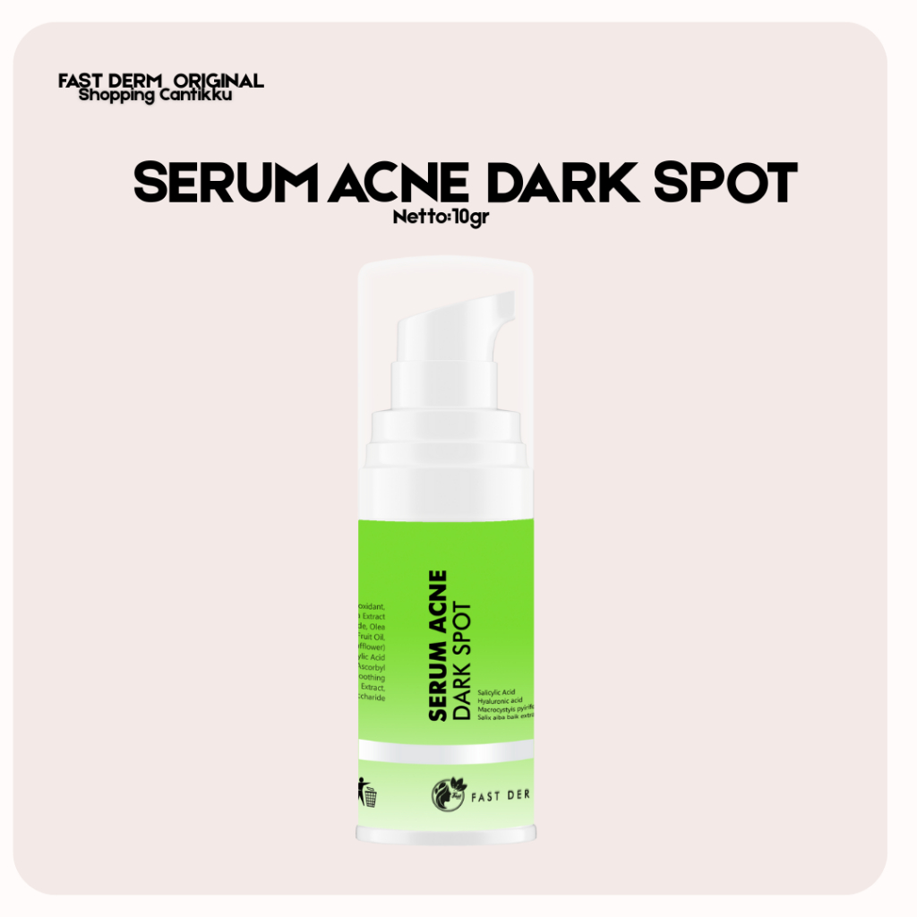 Fast Derm - Serum Acne Darkspot 15ml Ampuh Memudarkan JERAWAT