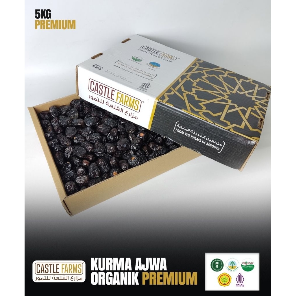 

Ajwa Castle farm organik 5kg.