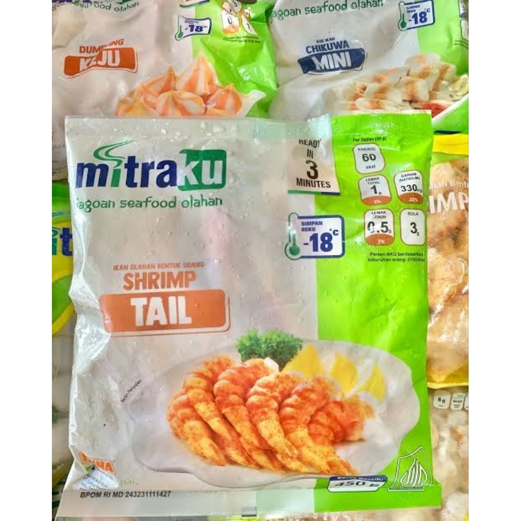 

Mitraku Shrimptail 450 gram