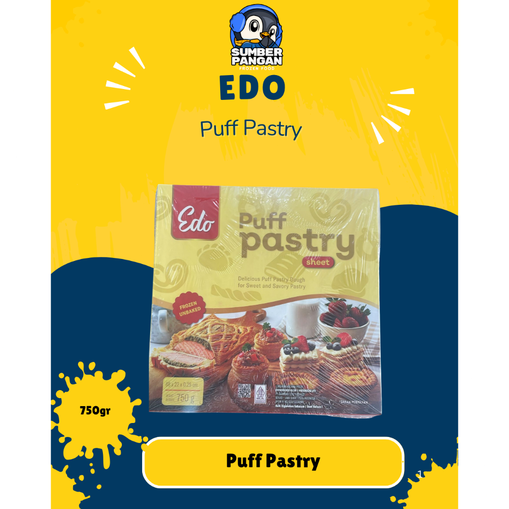 

Edo Puff Pastry 750gr & Mini Puff Pastry 365 gr