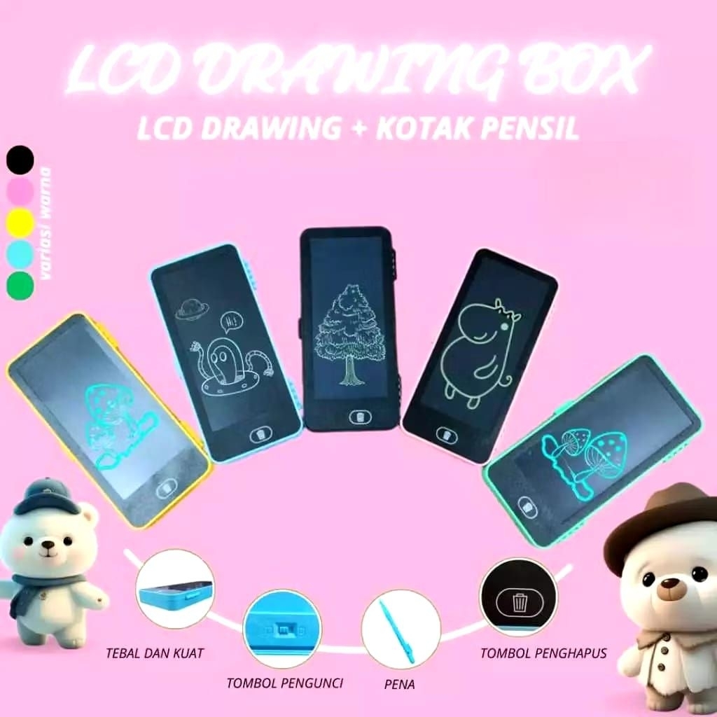 

Drawing Box Kotak Pensil LCD Drawing PAD