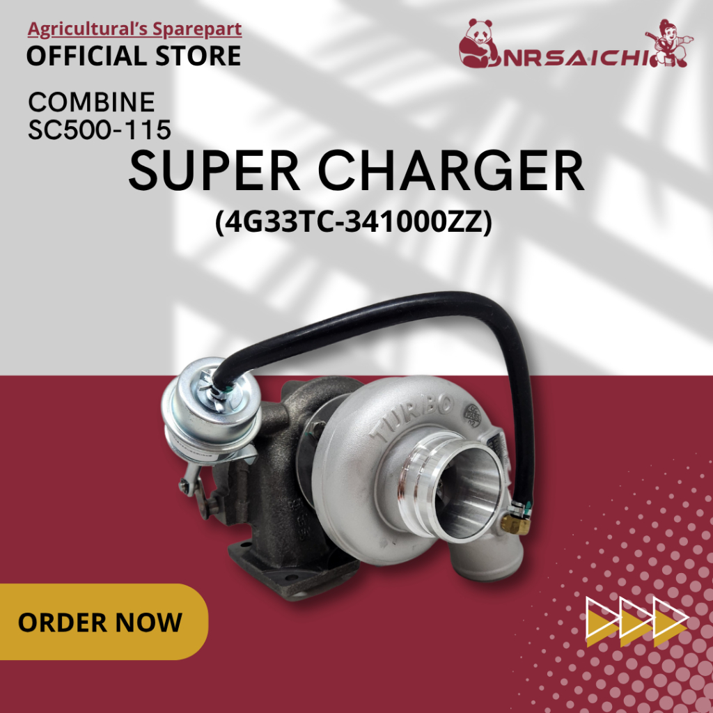 SUPERCHARGER 4G33TC-341000ZZ Combine Harvester MAXXI BIMO | nrsaichi