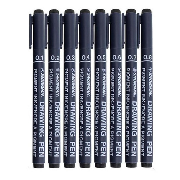 

Snowman Drawing Pen Hitam .01-0.8 (Per Pcs)