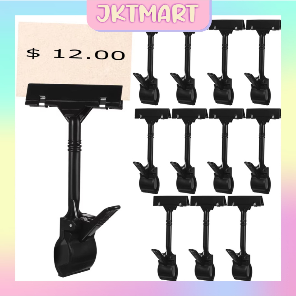 

⭐ JKTMART ⭐ PENJEPIT LABEL HARGA Daftar Harga Tenda Toko Supermarket Display Clip Holder Advertising Clip Plastic Rotatable Clip Plastic Clamps Penjepit Harga Price Tag untuk Papan Label R1338