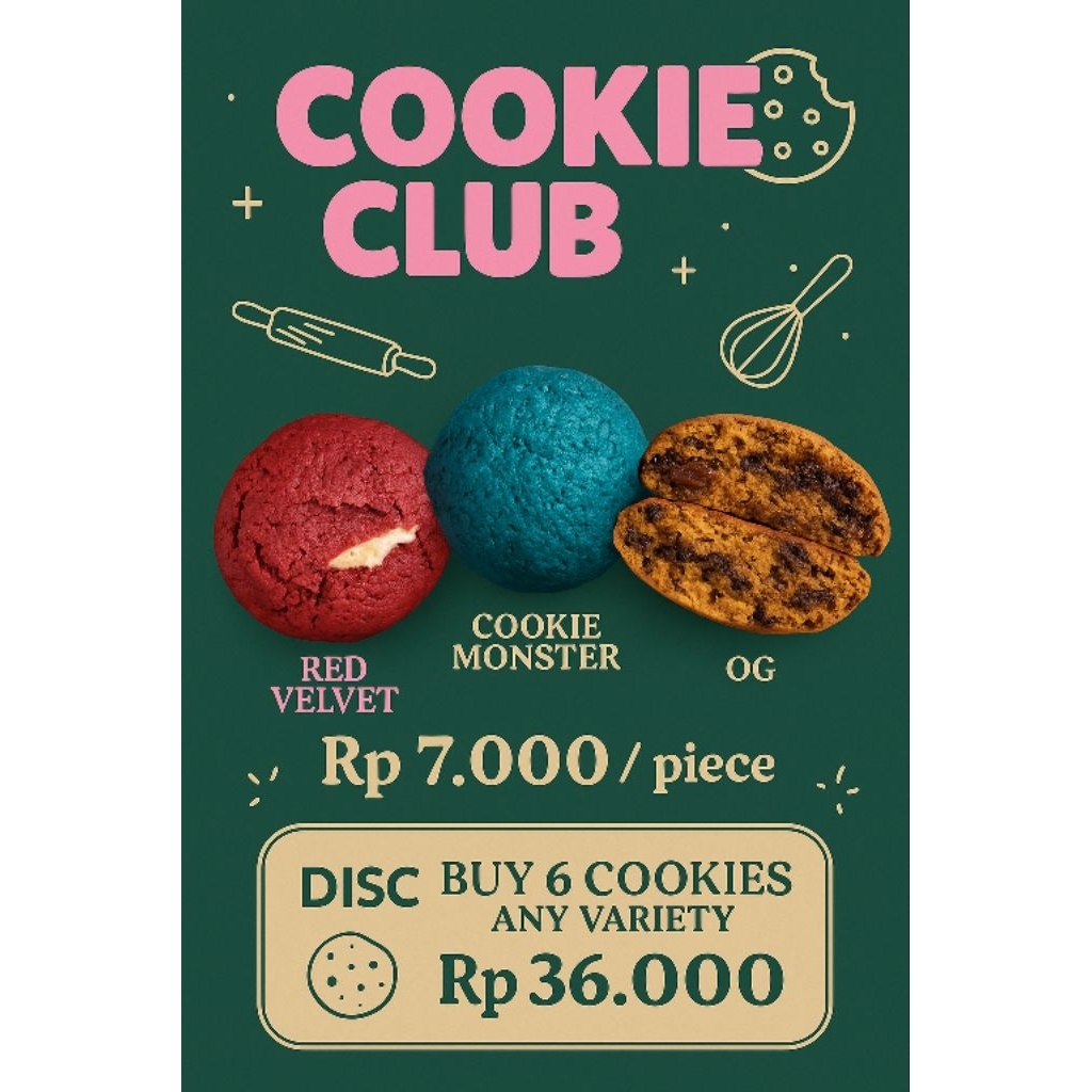 

COOKIES OG, RED VELVET, COOKIE MONSTER by cookieclub
