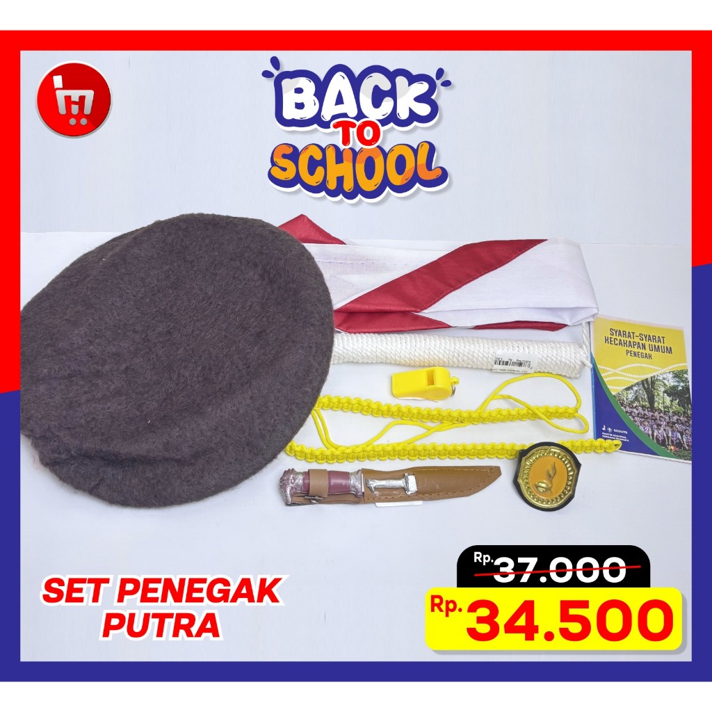 

PAKET PRAMUKA SIAGA/ PENGGALANG/ PENEGAK PUTRA PUTRI