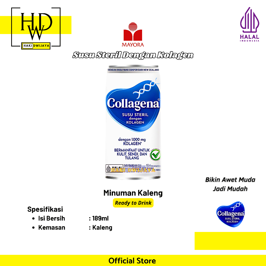 

[189ml] Collagena Susu Steril Kolagen