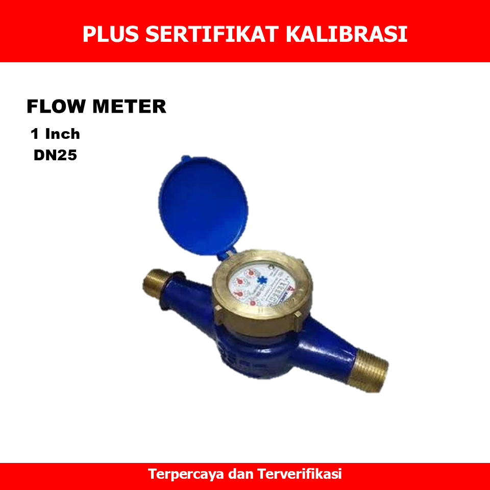 Amico Flow Meter 1 Inch DN25  Flow Meter Air 1 Inch DN25 With Sertifikat Kalibrasi