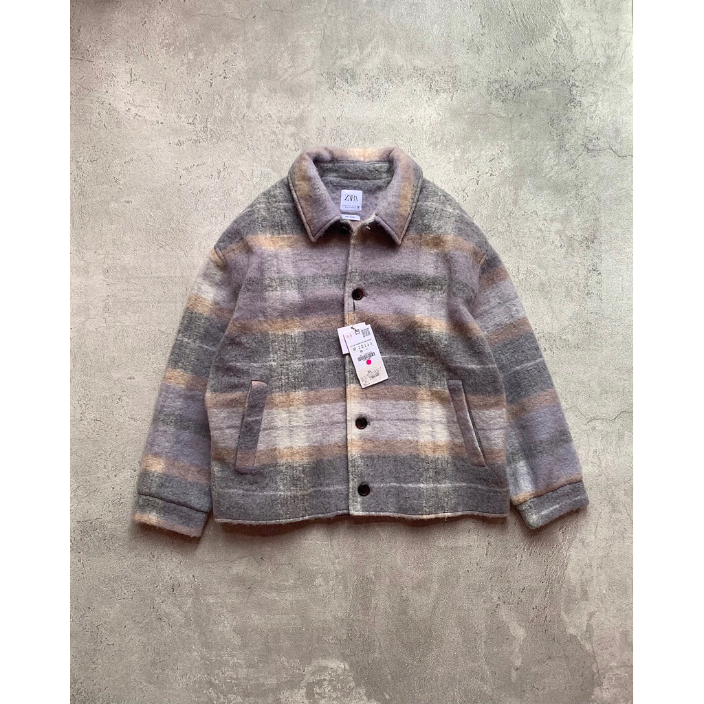 OVERSHIRT WOOL BLEND JACKET BY ZARA