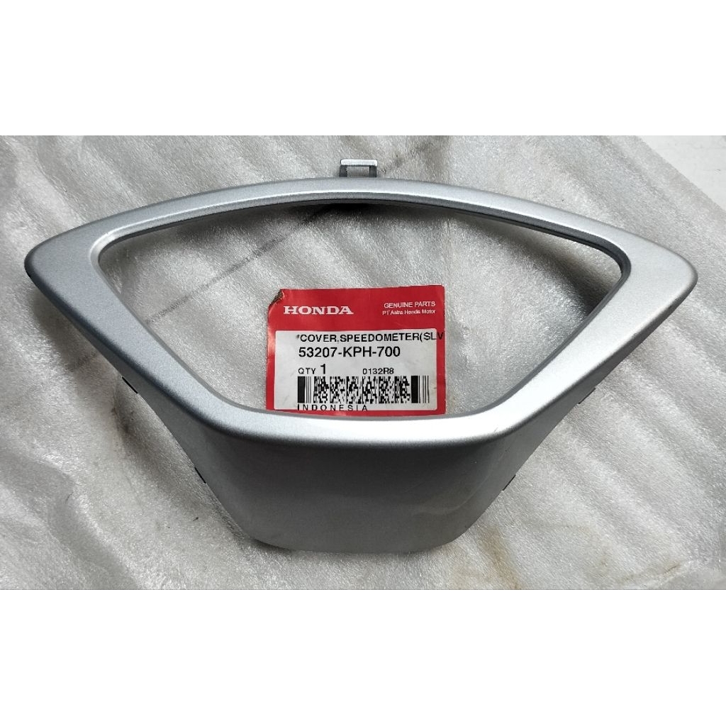 53207-KPH-700 Lis bingkai cover spedometer SILVER Honda Supra X 125 ORI AHM