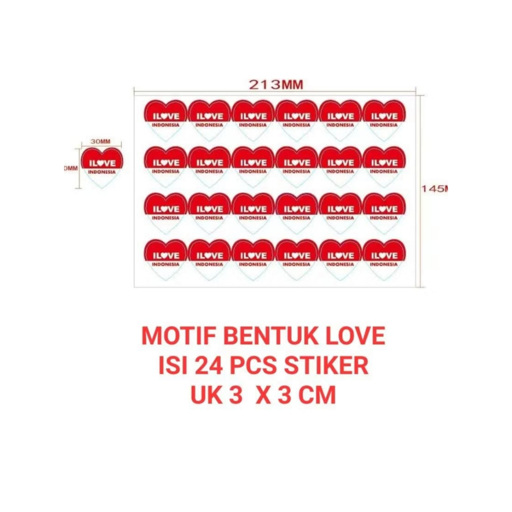 

Stiker pipi merah putih isi 25 pcs tempelan pipi bendera termurah hut ri 17 AGUSTUS