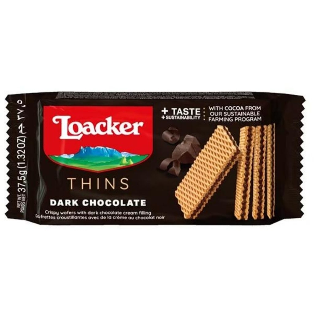 

Loacker Thins Dark Chocolate (37,5 g)